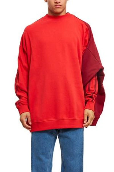 Shop Y/project Double Sweater In Red/dark Red