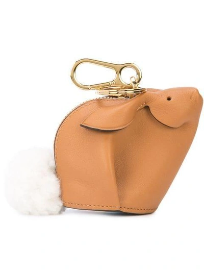 Shop Loewe Mouse Charm In Brown