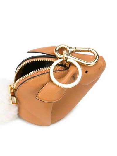 Shop Loewe Mouse Charm In Brown