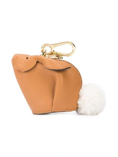 Shop Loewe Mouse Charm In Brown