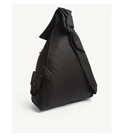 Raf Simons Organised Sling Fabric Backpack In Black | ModeSens
