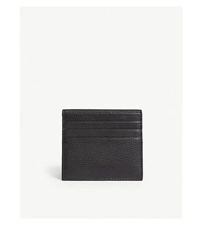 Shop Ted Baker Roasty Leather Card Holder In Black
