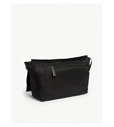 Shop Prada Nylon Messenger Bag In Black Anthracite