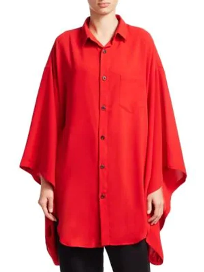 Shop Nocturne &epar;22 Furisode Shirt In Red