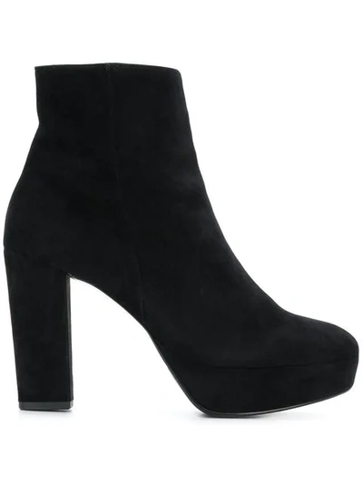 Shop Hogl Platform Ankle Boots - Black