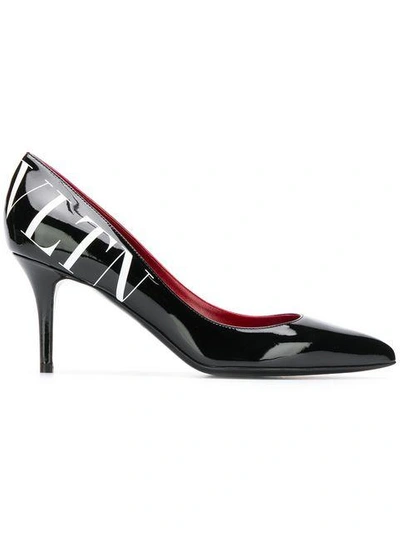 Shop Valentino Garavani Vltn Pumps In Black