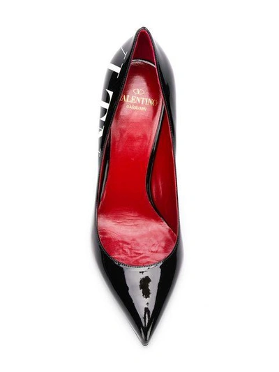 Shop Valentino Garavani Vltn Pumps In Black