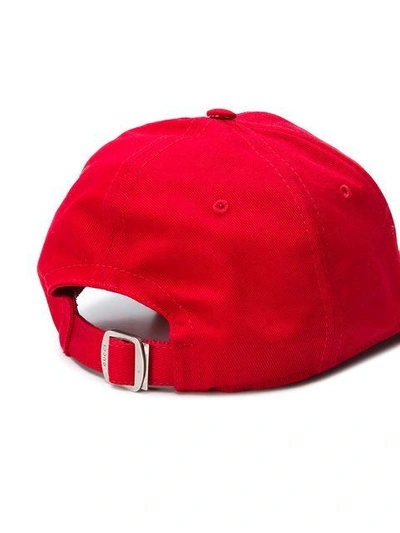 Shop Gucci Side Logo Hat - Red