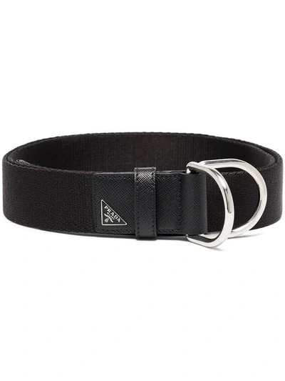 Shop Prada Ring Belt - Black