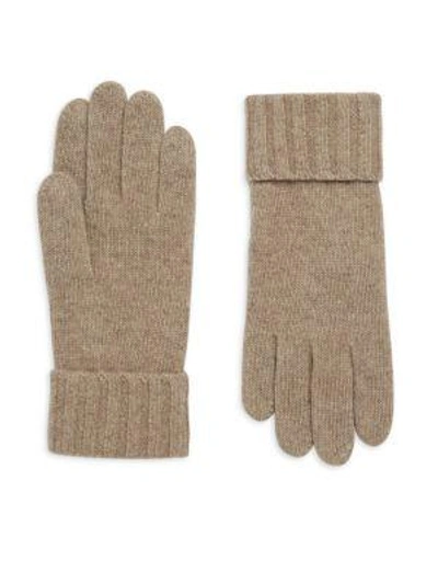 Shop Portolano Cashmere Gloves In Nile Brown