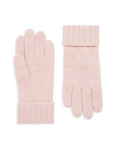 Shop Portolano Women's Cashmere Gloves In Powder Pink