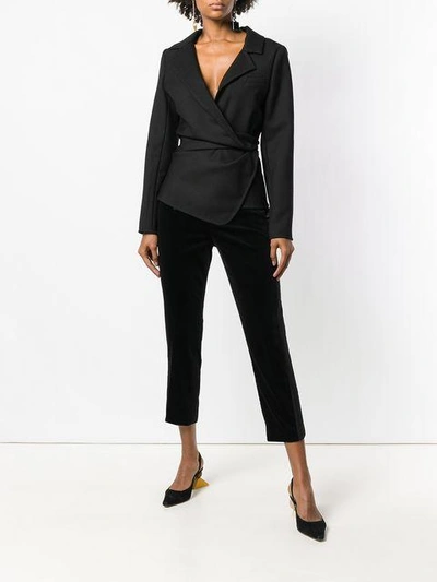 Shop Jacquemus Perfectly Fitted Jacket In Black
