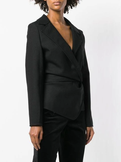 Shop Jacquemus Perfectly Fitted Jacket In Black