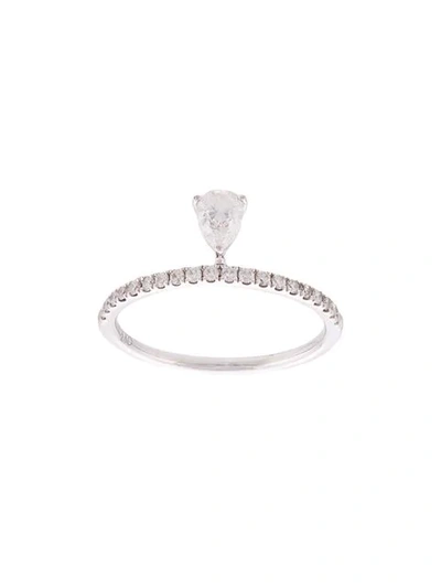 Shop Anita Ko Drop Crystal Ring - Grey