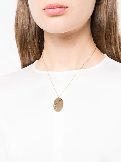 Shop Cvc Stones Stone Pendant Necklace In Neutrals