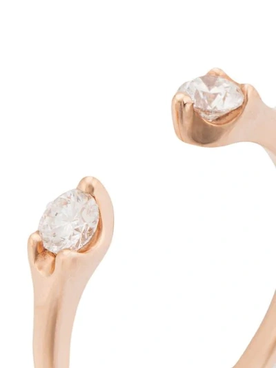 Shop Anita Ko 18k Orbit Ring .37cts Diamonds In Neutrals