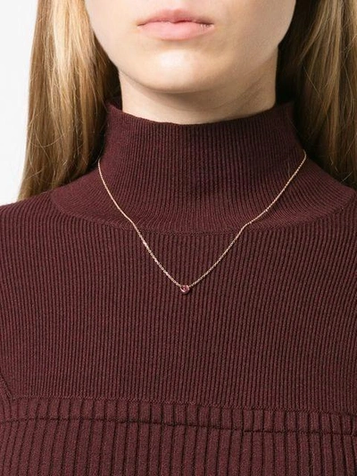 embellished heart necklace