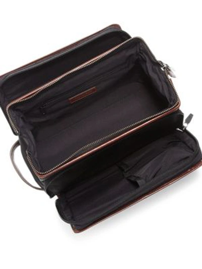 Shop Hook + Albert Leather Travel Kit In Brown