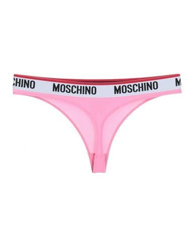 Shop Moschino G-strings In Pink