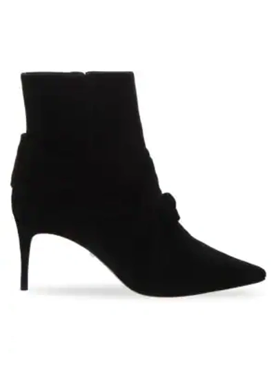 Shop Schutz Adryen Suede Ankle Boots In Black