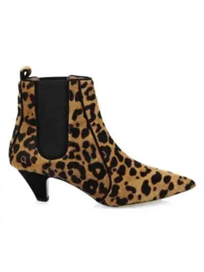 Shop Tabitha Simmons Leopard Kitten Heel Ankle Boots