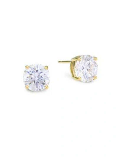 Shop Adriana Orsini 18k-gold-plated & Cubic Zirconia Stud Earrings