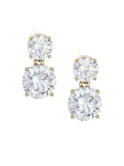 Shop Adriana Orsini 18k Goldplated Sterling Silver Double Round Stud Earrings