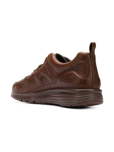 Shop Camper Drift Lace-up Trainers In Brown