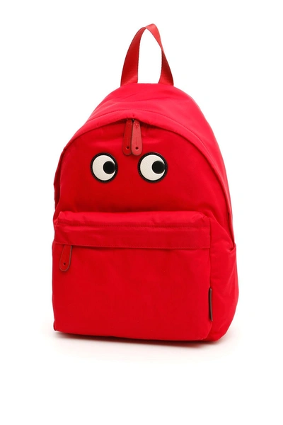 Shop Anya Hindmarch Eyes Backpack In Red
