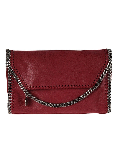 Shop Stella Mccartney Falabella Shoulder Bag In Pink Magenta