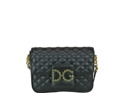 Shop Dolce & Gabbana D & G Millenials Shoulder Bag In Black