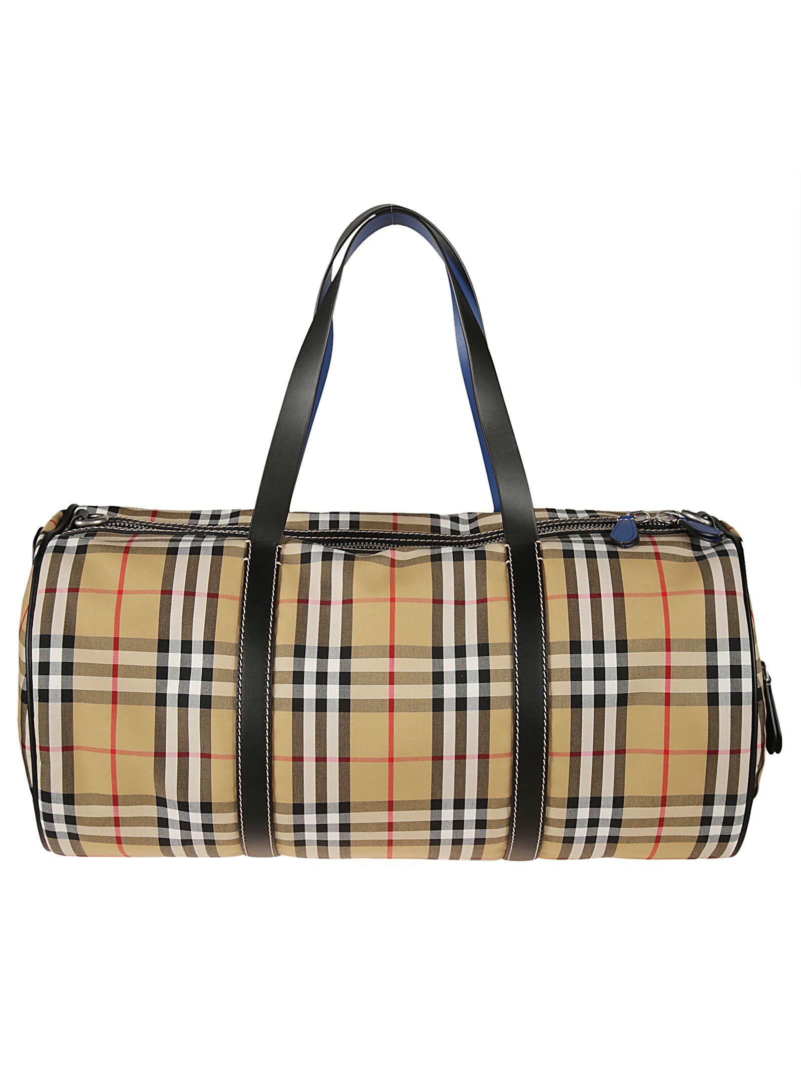 vintage burberry duffle bag