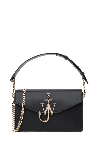 Shop Jw Anderson Logo Hand-bag In Nero