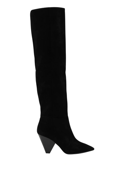Shop Ash Over-the-knee Boots In Nero