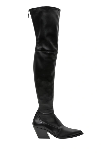 Shop Givenchy Cowboy Over-the-knee Boots In Nero