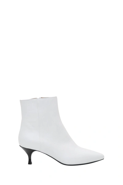 Shop Strategia Carla Ankle Boots In Bianco