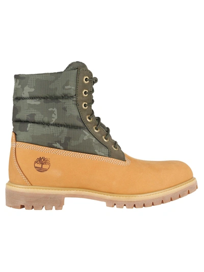 Shop Timberland Puffer Boot In Honey+army