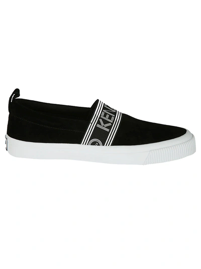 Shop Kenzo Slip-on Sneakers In Black