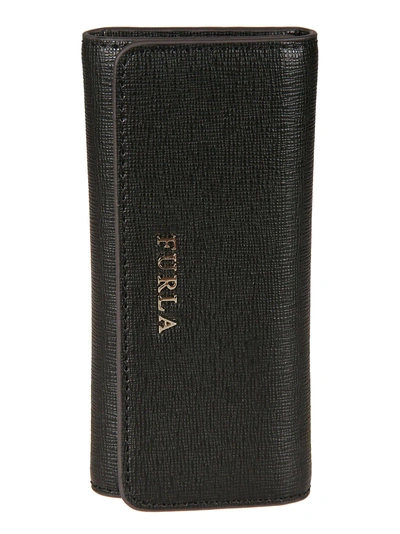 Shop Furla Babylon Key Case In Black