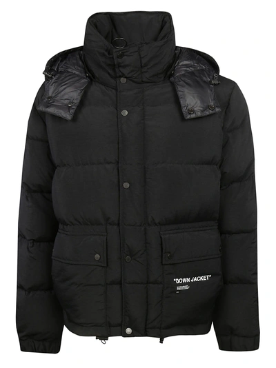 Off-white Off White Quote Puffer In Black | ModeSens