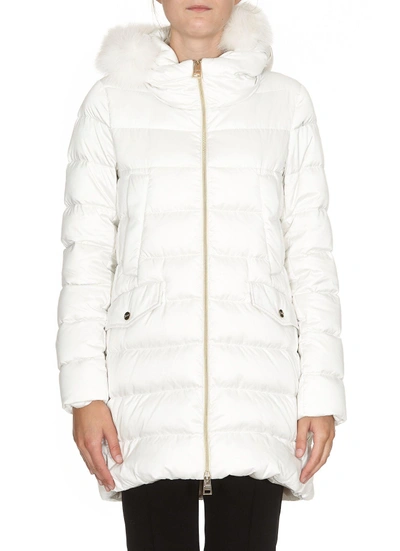 Shop Herno Down Jacket In White