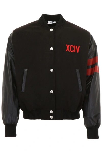 Shop Gcds Logo Bomber Jacket In Basic