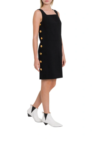 Shop Tory Burch Millie Apron Dress In Nero