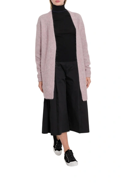 Shop Acne Studios Raya Maxi Cardigan In Rosa