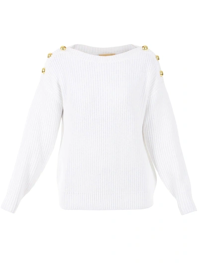 Shop Michael Michael Kors Sweaters In White