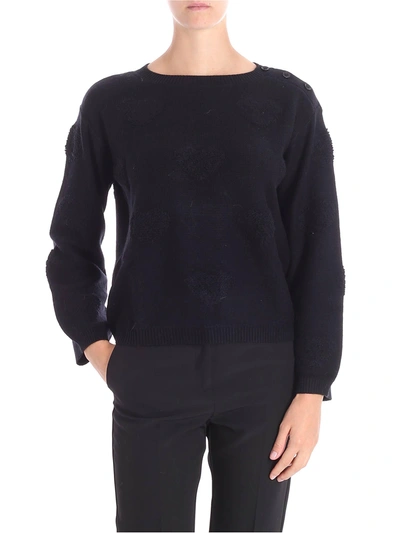 Shop Twinset My Twin Sweater In Black