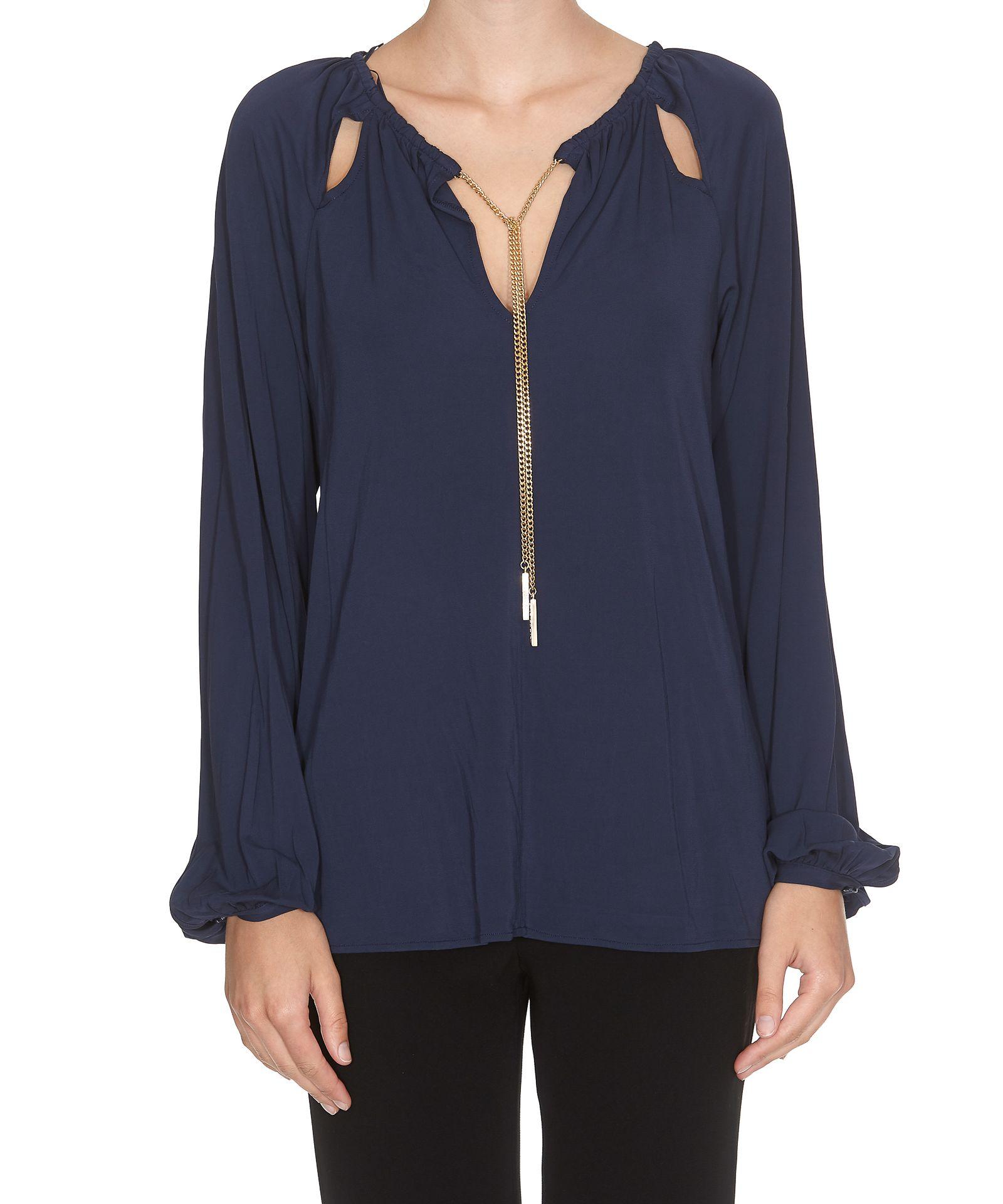 michael kors true navy top