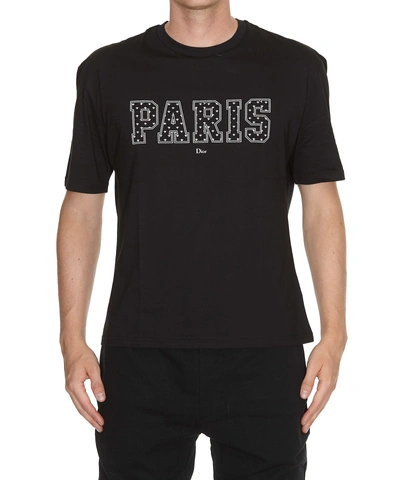 Shop Dior T-shirt In Black