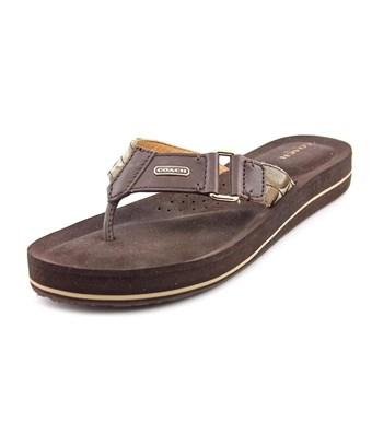 coach flip flops womens