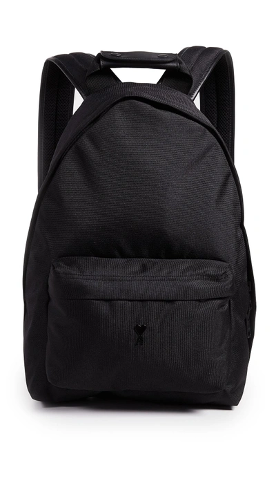 Shop Ami Alexandre Mattiussi Backpack In Black
